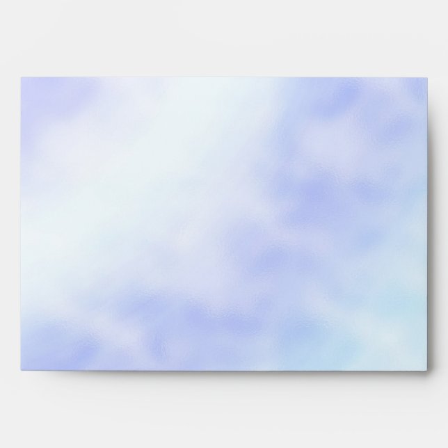 Purple White Aqua Blue Tie dye      Envelope (Front)