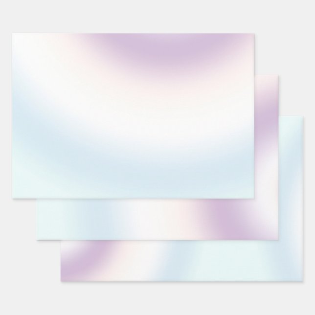 Purple White Blue Tie dye        Wrapping Paper Sheet (Set)