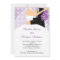 Purple & White Bride Bridal Shower Invitation