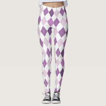 Purple White Diamond Pattern