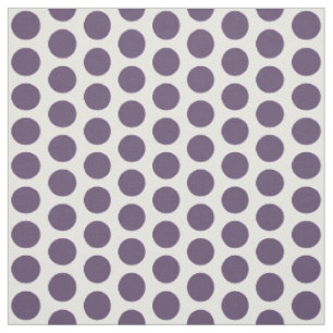 Purple White Mini Polka Dots Fabric