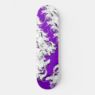 Purple White Skateboard