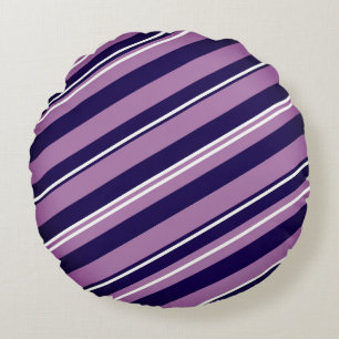 Purple & white Stripes cushion