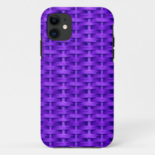 Purple wicker art graphic design iPhone 11 case