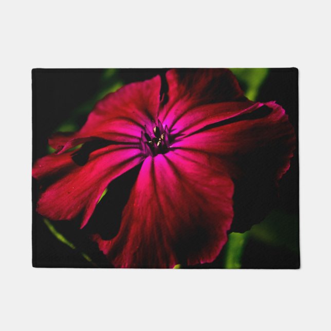 Purple Wild Flower dmcna Doormat (Front)