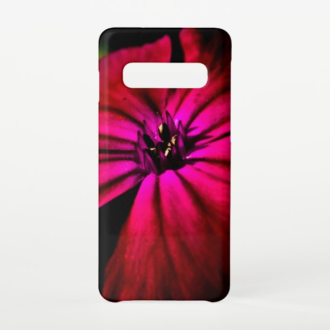 Purple Wild Flower sgcna Samsung Galaxy Case (Back)