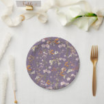 Purple Wildflower Boho Wedding In Bloom Garden Paper Plate<br><div class="desc">Celebrate your boho wedding with our Wildflower Boho Wedding In Bloom Garden Paper Plates. Adorned with a charming wildflower design, these plates bring a touch of natural beauty to your reception. The "In Bloom" theme infuses a sense of romance and free-spirited elegance into every detail. Delicate wildflowers grace the plates,...</div>