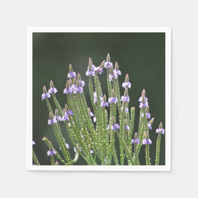 Purple Wildflower Napkin (Front)