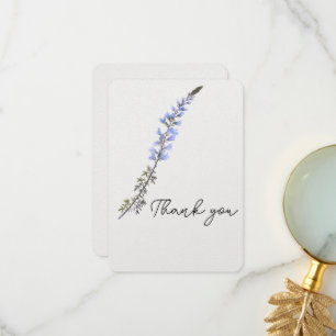 Purple Wildflower Stem Thank You