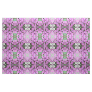 Purple Wildflowers Floral Patterned Fabric