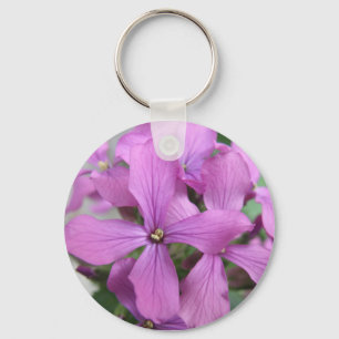 Purple Wildflowers Keychain