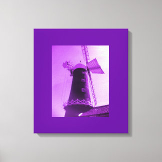 Purple Windmill Canvas Print
