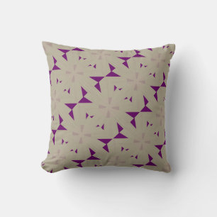 Purple Windmill Design Cushion
