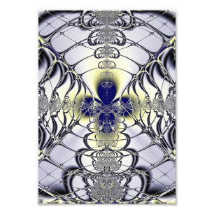 Purple Window Abstract Art Photo Print