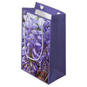 Purple Wisteria Blossom Small Gift Bag