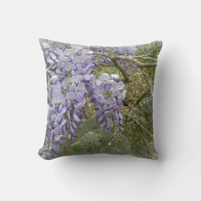 Purple Wisteria Cushion (Front)