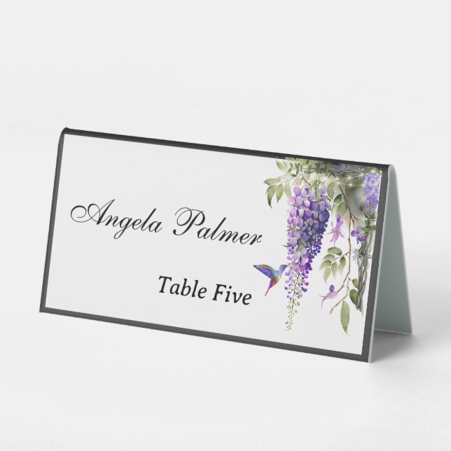 Purple Wisteria Themed Wedding (Front)