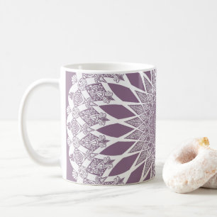 Purple Wisteria Tristyns Mandala Coffee Mug
