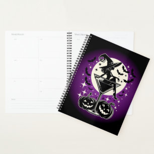 Purple Witch Martini Planner