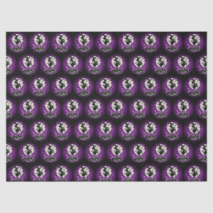 Purple Witch Martini Tissue Paper