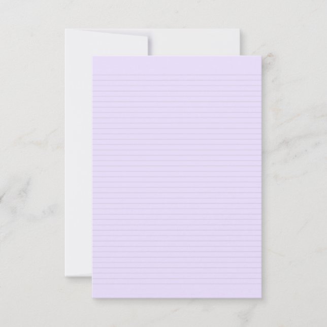 Purple with 3mm grey lines card (Front)