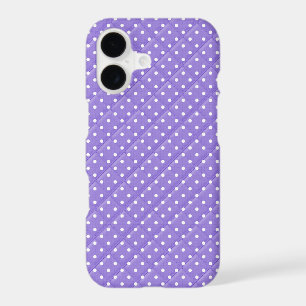 purple with white polka dot quilt design