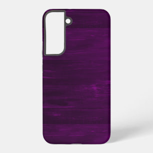 Purple wood texture stripes samsung galaxy case