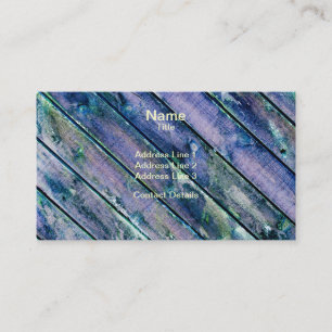 Purple Wooden Gate Business Card