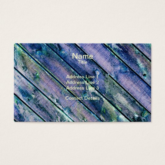 Purple Wooden Gate Business Card
