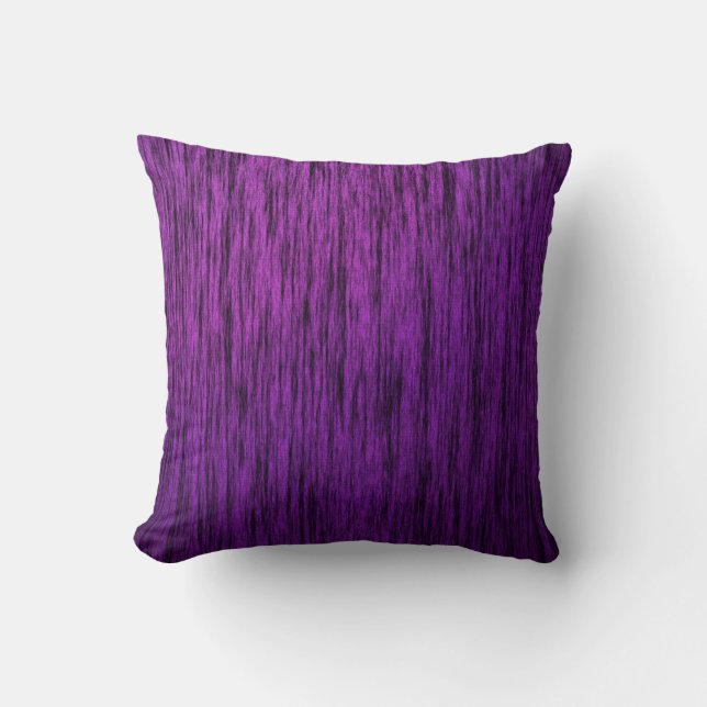 Purple Woodgrain Cushion (Front)