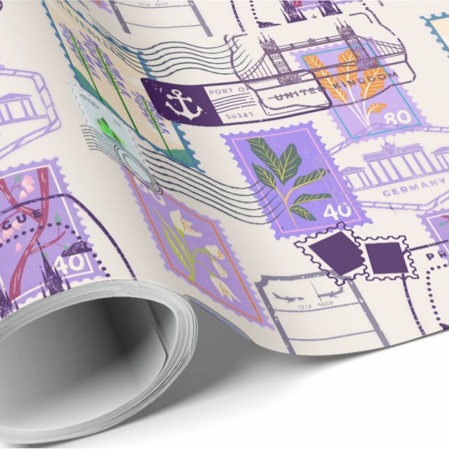 Purple Wrapping Paper (Creator Uploaded)