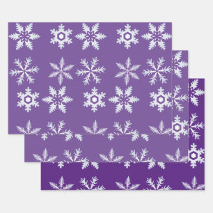 Purple Wrapping Paper Flat Sheet