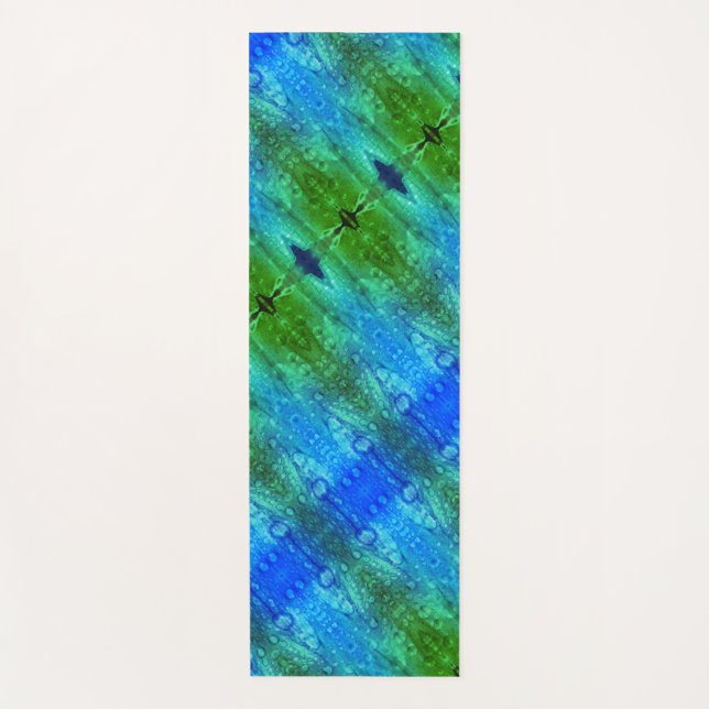 Purple X GL Ikat 7 Yoga Mat (Front)