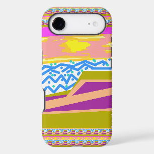 Purple Yacht Blue Waves