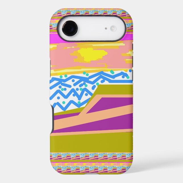 Purple Yacht Blue Waves  (Back)