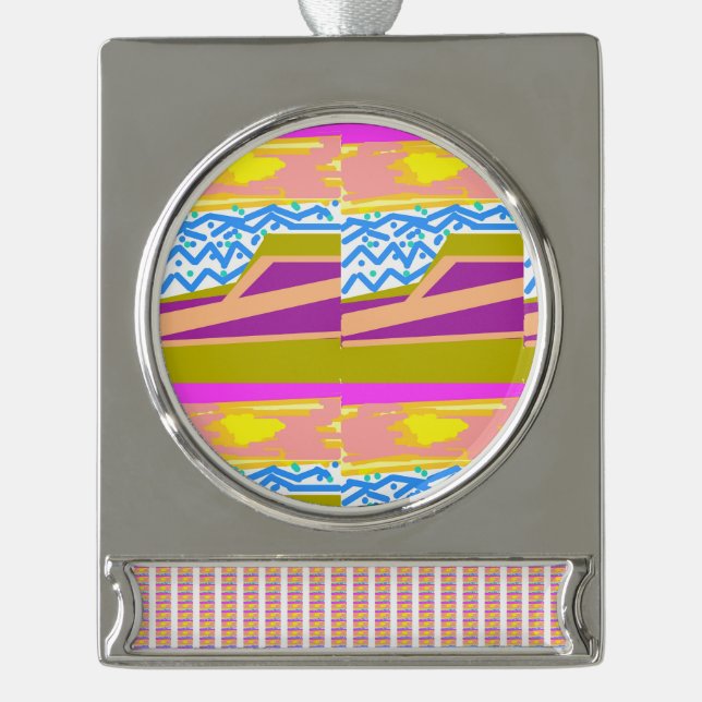 Purple Yacht Ornament (Front)