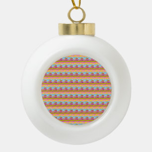 Purple Yacht Ornament