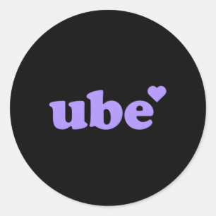 Purple Yam Filio Ube Classic Round Sticker