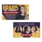 Purple & Yellow African Hair Braiding Photo Braid