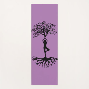 Purple yoga mat