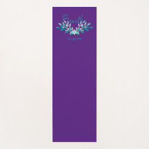 Purple yoga mat - Breathe, you got this