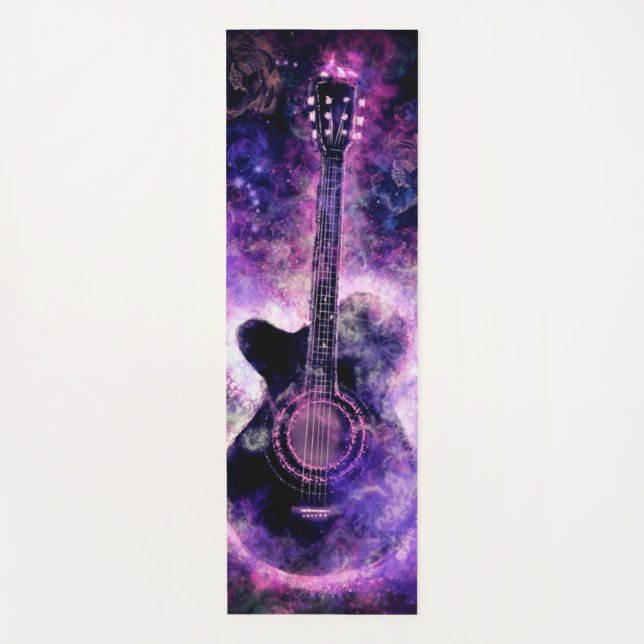 Purple Yoga Mat Guitar Music - Relaxing (Front)