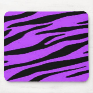 purple zebra mouse mat