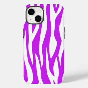 Purple Zebra Print Case-Mate iPhone 14 Case