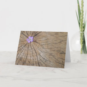PurpleflowerinTrunk Card