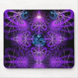 Purplelina Visionary Fractal Art Mousepad