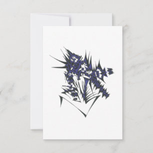 PurpleMountain Colorful Abstract Tribal Tattoo Art Thank You Card