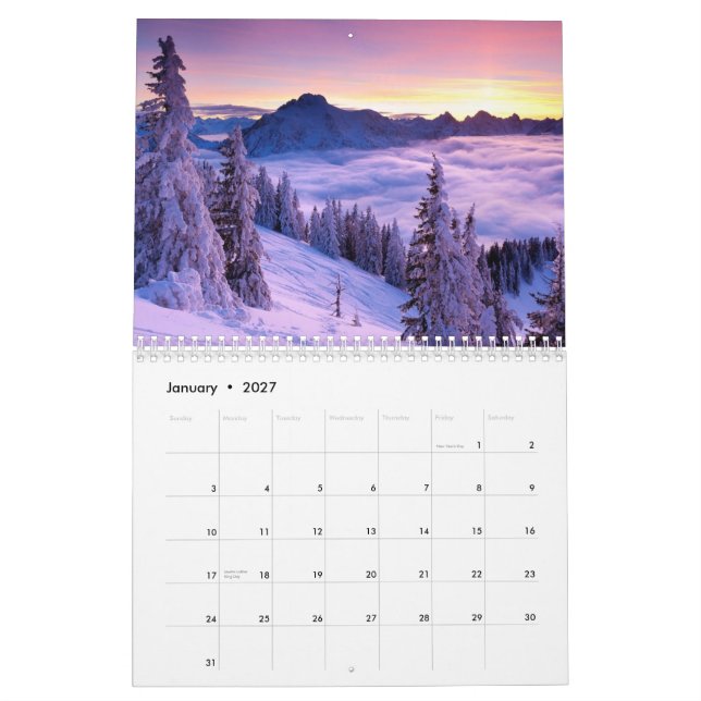PurpleNatureCalendar2015 Calendar (Jan 2027)