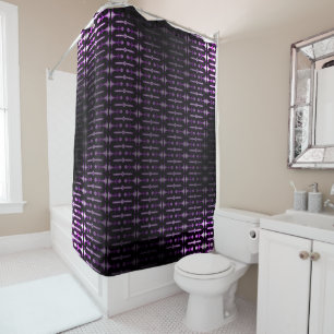 Purplenight Light Shower Curtain