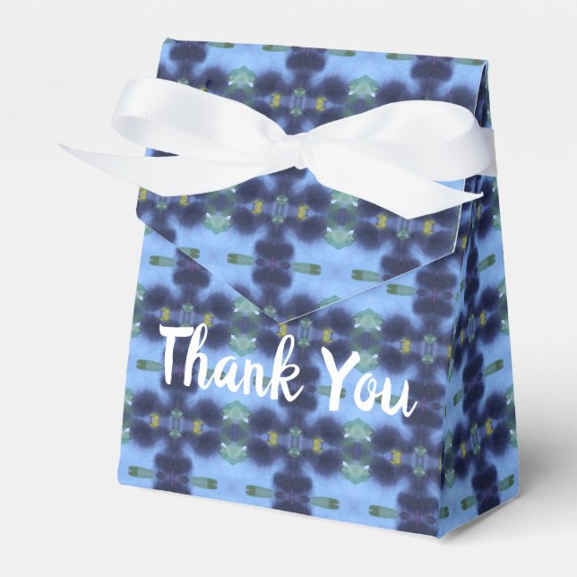 Purples And Blues Favour Box (Front Side)